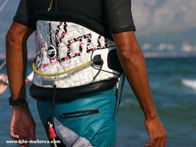 A waist harness, kitesurfers best friend and important part of the gear